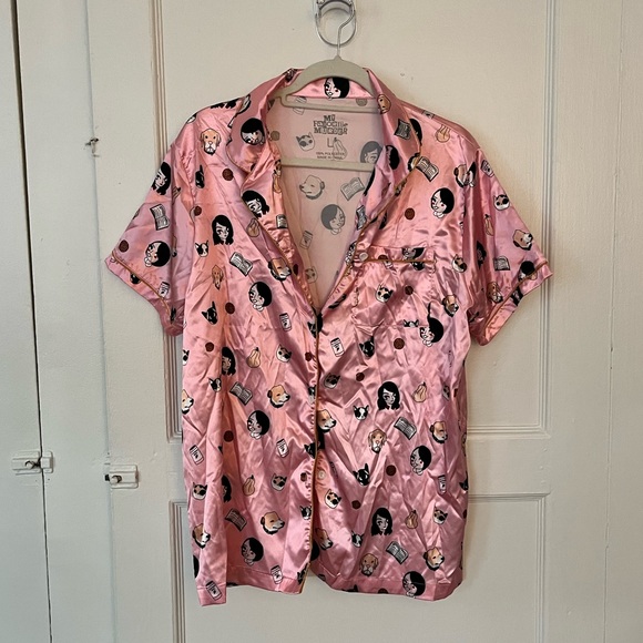 My Favorite Murder Satin Pj Top - Picture 1 of 3
